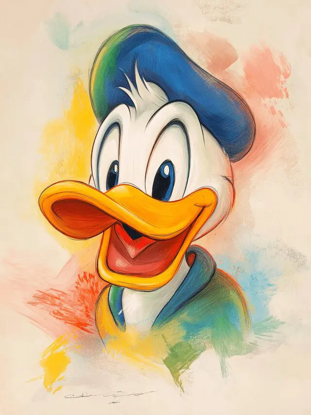 Donald Duck kleurplaten