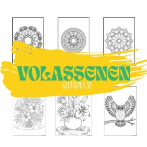 Kleurplaat volwassenen