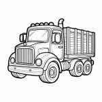 afdrukken-downloaden-gratis-kawaii-mooi-kleurplaat-kleurplaat-vrachtwagen
