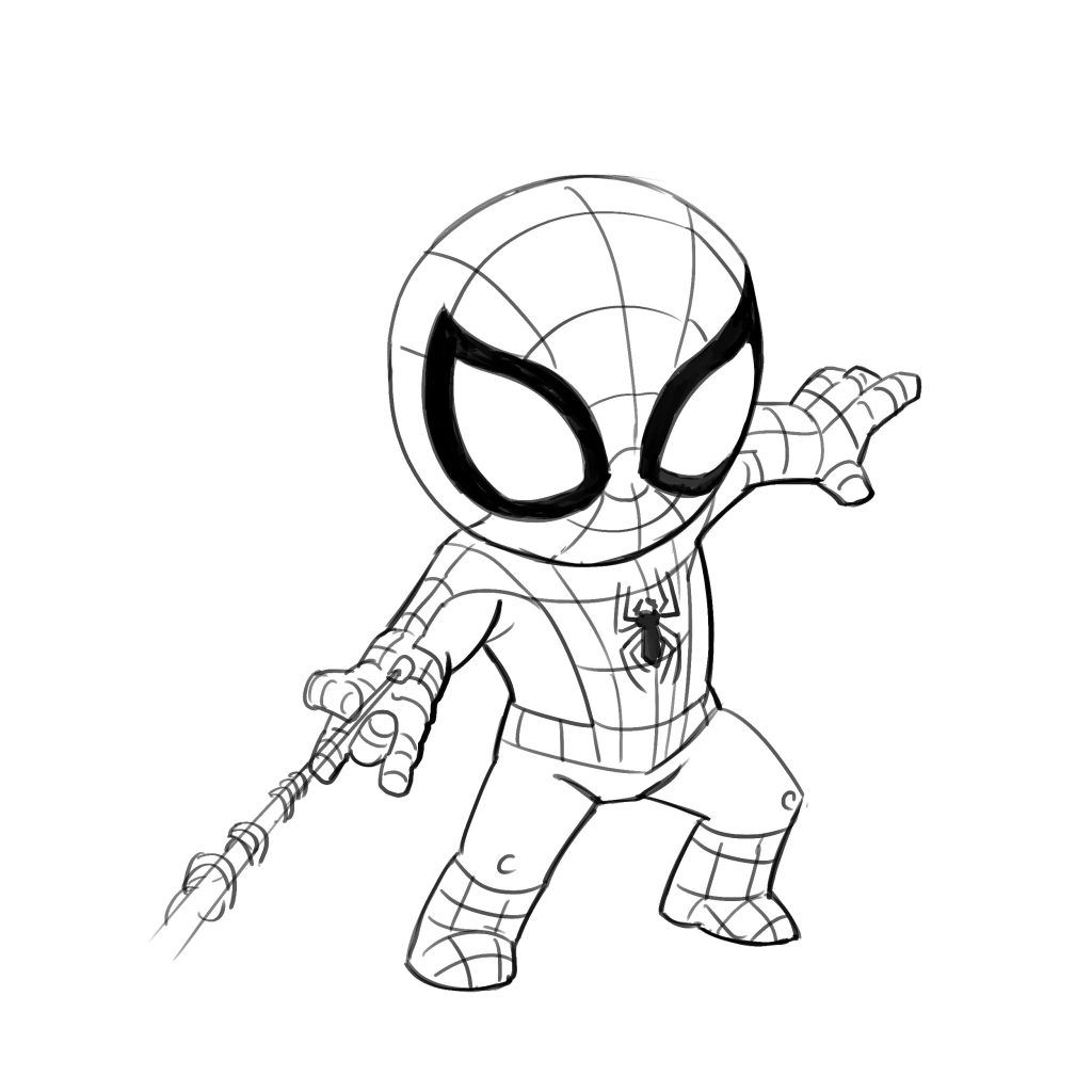 Kleurplaten Spiderman