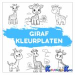 Giraf kleurplaten – kleurplaten kind