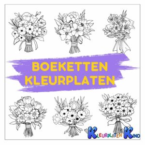 boeketten-kleurplaten