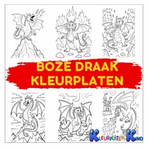 boze-draak-kleurplaten