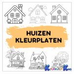 huizen-kleurplaten