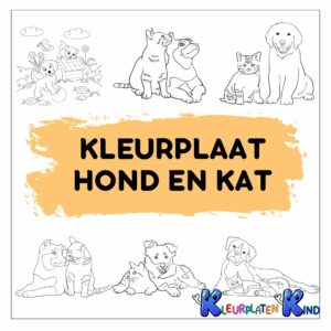 kleurplaat-hond-en-kat