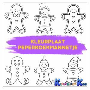 kleurplaat-peperkoekmannetje