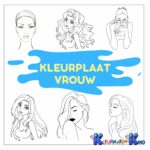kleurplaat-vrouw