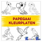 papegaai-kleurplaten