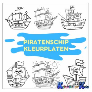 piratenschip-kleurplaten