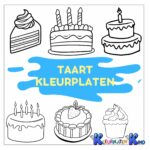 taart-kleurplaten
