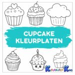 Cupcake-kleurplaten
