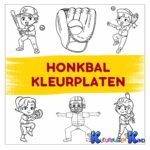 Honkbal-kleurplaten