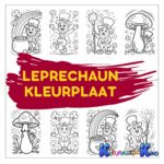 Leprechaun-kleurplaat