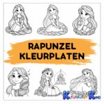 Rapunzel-kleurplaten