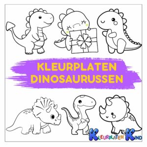 kleurplaten-dinosaurussen