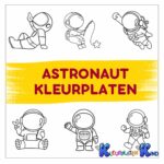 Astronaut-kleurplaten