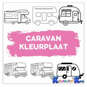 Caravan-kleurplaat