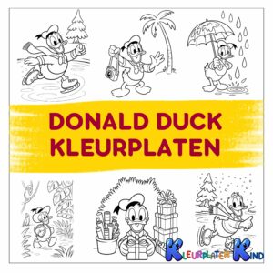 Donald-Duck-kleurplaten