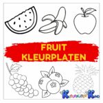 Fruit-kleurplaten