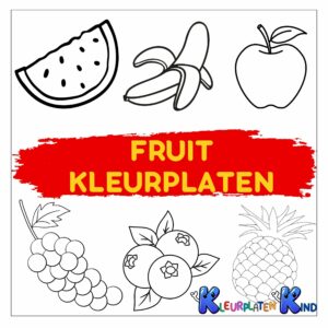 Fruit-kleurplaten