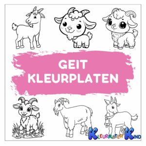 Geit-kleurplaten