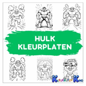 Hulk-kleurplaten