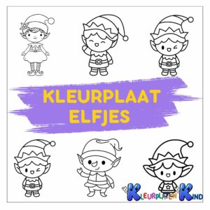 Kleurplaat-Elfjes