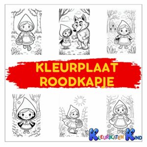 Kleurplaat-Roodkapje