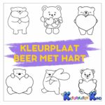 Kleurplaat-beer-met-hart