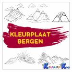 Kleurplaat-bergen