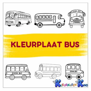 Kleurplaat-bus