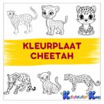 Kleurplaat-cheetah