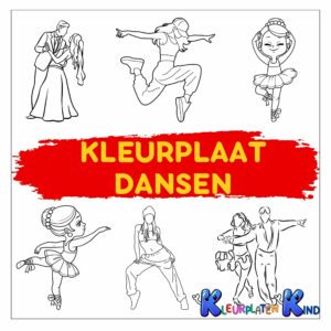 Kleurplaat-dansen