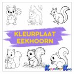 Kleurplaat-eekhoorn