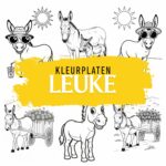 Kleurplaat ezel