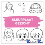 Kleurplaat-gezicht
