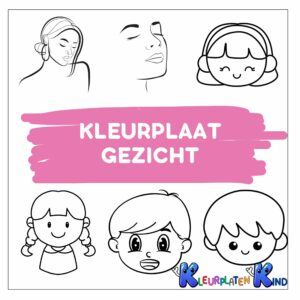 Kleurplaat-gezicht