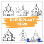 Kleurplaat-kerk