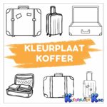 Kleurplaat-koffer