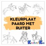 Kleurplaat-paard-met-ruiter