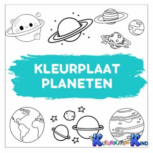 Kleurplaat-planeten