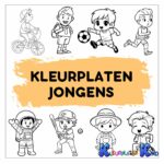 Kleurplaten-jongens