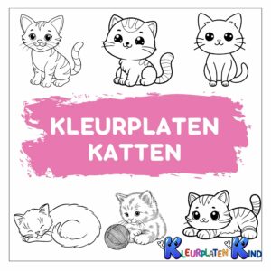 Kleurplaten-katten