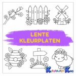 Lente-kleurplaten