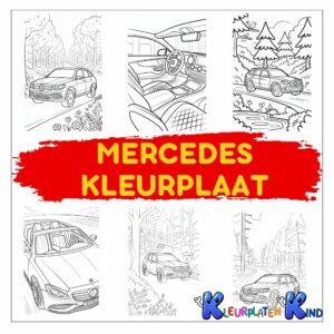 Mercedes-kleurplaat