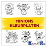 Minions-kleurplaten