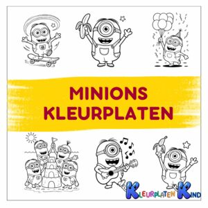 Minions-kleurplaten