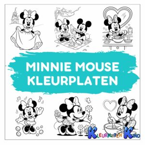 Minnie-Mouse-kleurplaten