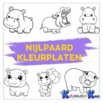 Nijlpaard-kleurplaten