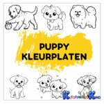 Puppy-kleurplaten